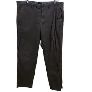 Gap Khakis Straight Stretch Gray Chinos Pants‎ Casual Everyday Mens 38x32